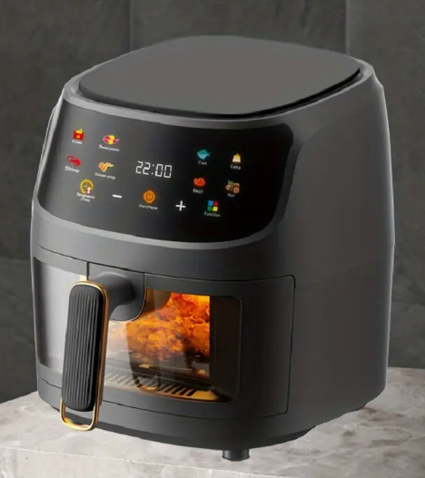 6L Capacity Touchscreen Air Fryer with Large Color Display