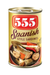 555 SARDINES SPANISH STYLE EOE 100/155G