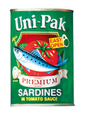 UNI-PAK SARDINES GREEN 100/155G
