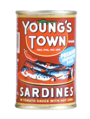 YOUNG'S TOWN SARDINES RED EASY OPEN 100/155G