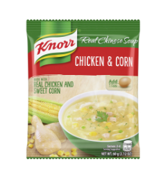 KNORR SOUP CHICKEN & CORN 60/60G