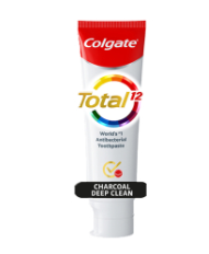 COLGATE TOOTHPASTE TOTAL CHARCOAL 72/150G