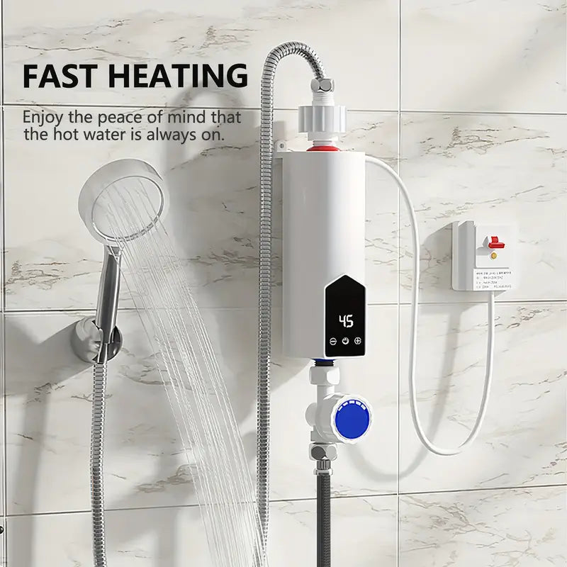 Mini Water Heater with Large Screen Display